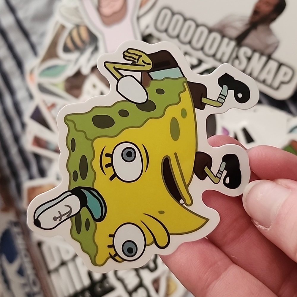 10/$10 SpongeBob Vinyl Sticker